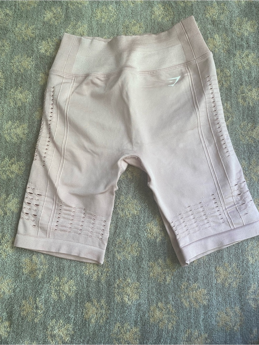 Gymshark Pale Pink Seamless Bike Shorts